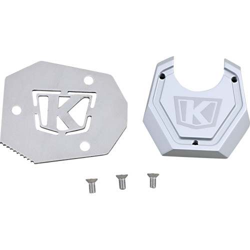 Kuryakyn Kickstand Pad - Silver - Bmw 3839 Kuryakyn Kickstand Pad - Silver - Bmw 3839