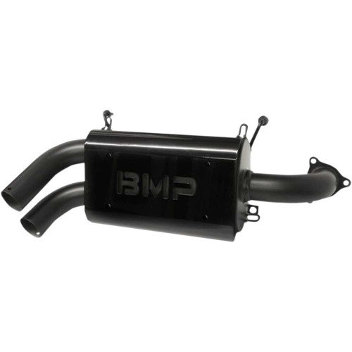 BIKEMAN PERFORMANCE 17314CB Bikeman Performance Double Barrel Slip-On Muffler - Ceramic Black 17-314-Cb