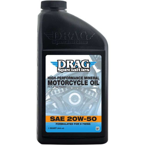 DRAG SPECIALTIES OIL 3601-0773 Drag Specialties Oil Engine Oil - 20W-50 - 1 U.S. Quart