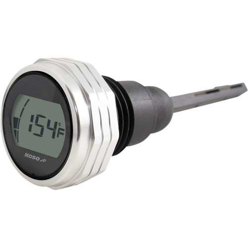 Koso North America Oil Dipstick Gauge - Silver Ba053111