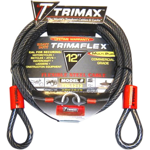 Trimax Cable Lock - 12' Tdl1212