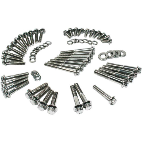 FEULING OIL PUMP CORP. 3056 Feuling Oil Pump Corp. Fastener Kit - External Primary/Transmission - 12-Point - Fl 3056