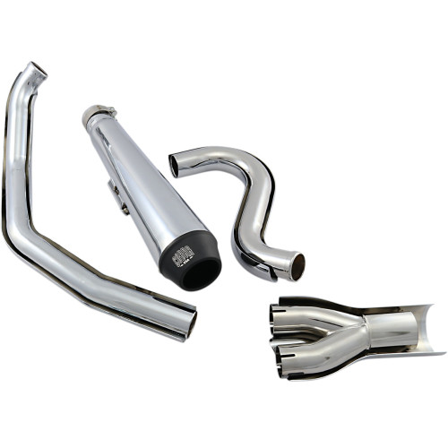 Cobra El Diablo Exhaust - Chrome - '88-'06 Softail 6485