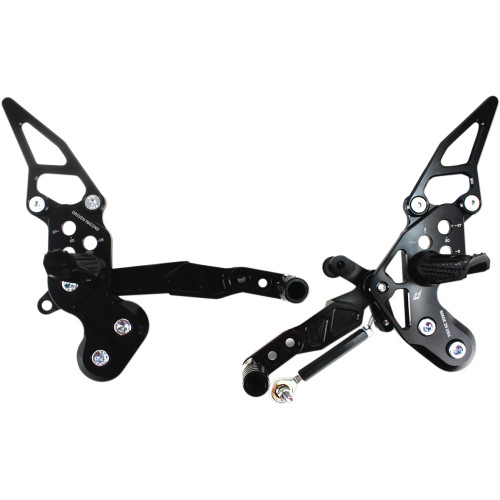 Driven Racing Tt Rearset - Z125 Drp-724-Bk