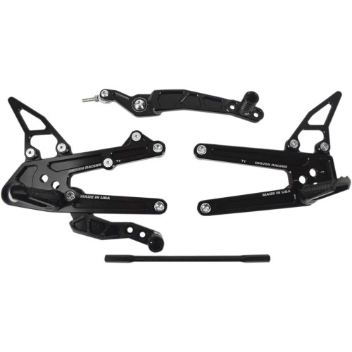 DRIVEN RACING DRP730BK Driven Racing Tt Rearset - R6 Drp-730-Bk