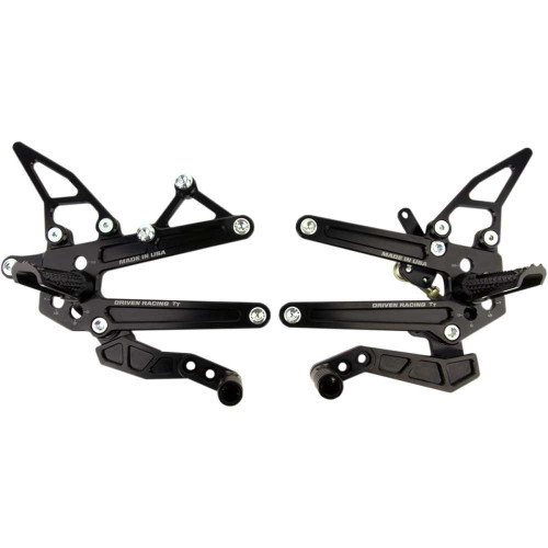 DRIVEN RACING DRP707BK Driven Racing Tt Rearset - Triumph 674R Drp-707-Bk