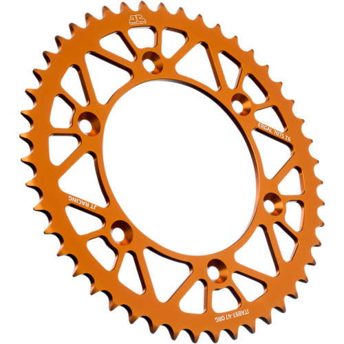 Jt Sprockets Rear Sprocket - Orange - 47-Tooth Jta897.47Org