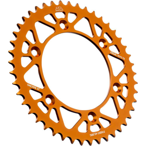 JT SPROCKETS JTA89745ORG Jt Sprockets Rear Sprocket - Orange - 45-Tooth Jta897.45Org