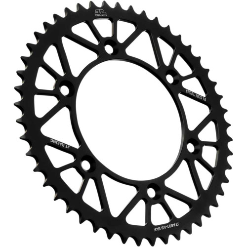 JT SPROCKETS JTA89749BLK Jt Sprockets Rear Sprocket - Black - 49-Tooth Jta897.49Blk