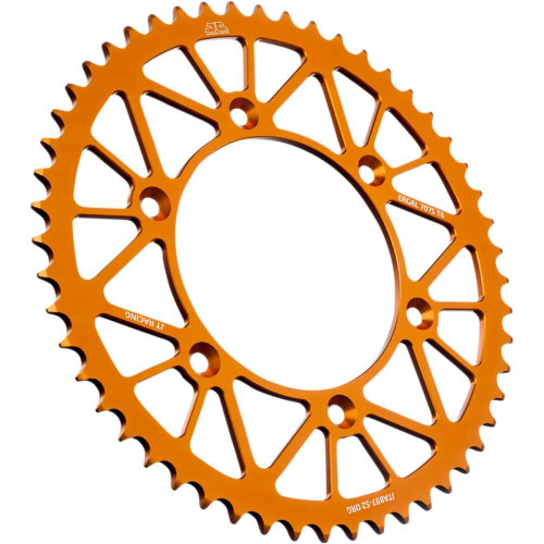 JT SPROCKETS JTA89752ORG Jt Sprockets Rear Sprocket - Orange - 52-Tooth Jta897.52Org