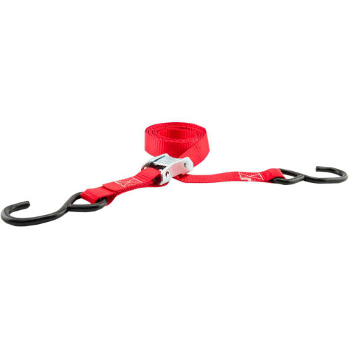 ERICKSON 05605 Erickson Buckle Tie-Down - 1" X 5-1/2' - 4 Pack -Red 05605