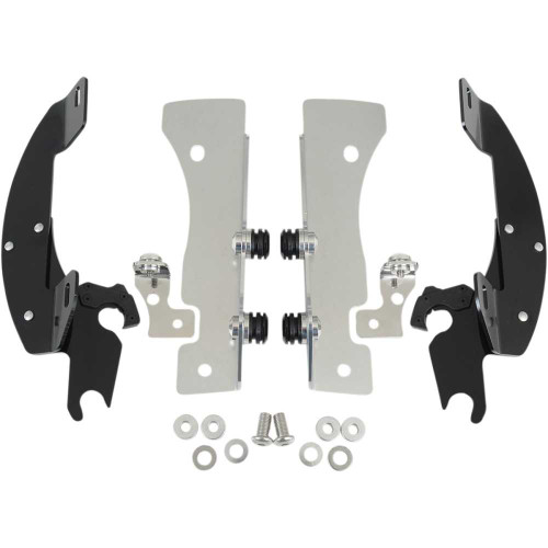 MEMPHIS SHADES MEM8998 Memphis Shades Batwing Trigger Lock Mounting Kit - Xv16/17 - Black Mem8998