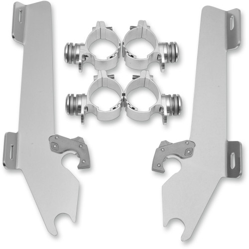 Memphis Shades Batwing Trigger Lock Mounting Kit - Vegas - Polished Mek1929 Memphis Shades Batwing Trigger Lock Mounting Kit - Vegas - Polished Mek1929