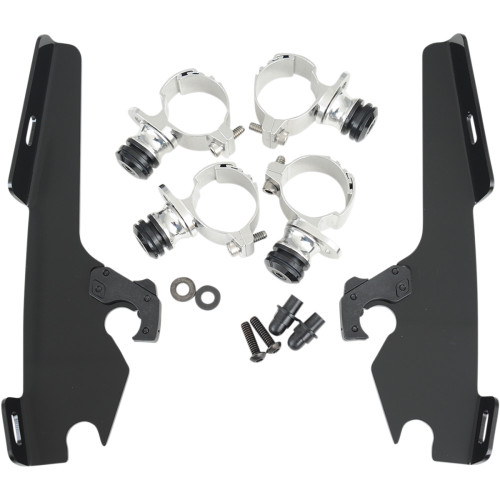 Memphis Shades Batwing Trigger Lock Mounting Kit - Vt 750/1100 - Black Mek1957 Memphis Shades Batwing Trigger Lock Mounting Kit - Vt 750/1100 - Black Mek1957