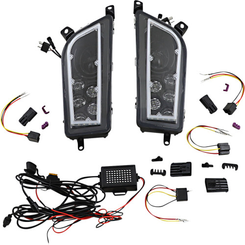 Moose Utility Led Headlight - Rzr900/1000 - Clear 100-3414-Pu