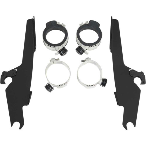 MEMPHIS SHADES MEB8980 Memphis Shades Fats/Slim Trigger Lock Mounting Kit - Xv 6/11 Classic - Black Meb8980