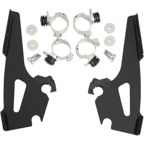 Memphis Shades Batwing Trigger Lock Mounting Kit - Narrow - Black Meb8965 Memphis Shades Batwing Trigger Lock Mounting Kit - Narrow - Black Meb8965