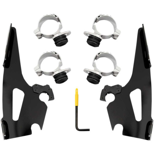 MEMPHIS SHADES MEB2019 Memphis Shades Fats/Slim/Sportshield Mounting Kit - Black - Scout Meb2019