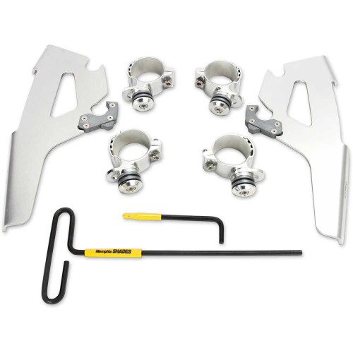 MEMPHIS SHADES MEK2021 Memphis Shades Fats/Slim Trigger Lock Mounting Kit - Vegas - Polished Mek2021