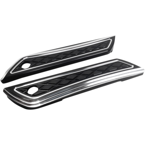 Eddie Trotta Designs Saddlebag Hinge Covers - Black Tc-983B