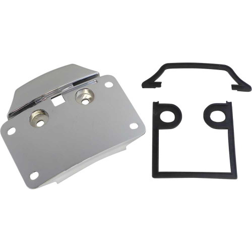 CUSTOM DYNAMICS CDCVOMOUNTC Custom Dynamics License Plate Mount - Cvo - Chrome Cd-Cvo-Mount-C