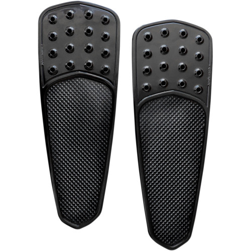 Accutronix Front Floorboards - Extended - Black - Drilled - Teardrop - Chief Fbf91-Dtb