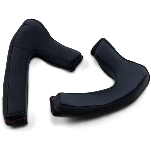 Z1R 0134-2613 Z1R Road Maxx Cheek Pads - Black - 2Xl
