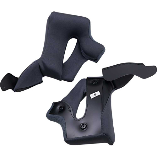 Z1R 0134-2684 Z1R Warrant Cheek Pads - Black - Small