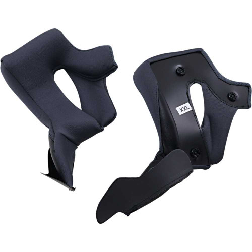 Z1R 0134-2688 Z1R Warrant Cheek Pads - Black - 2Xl