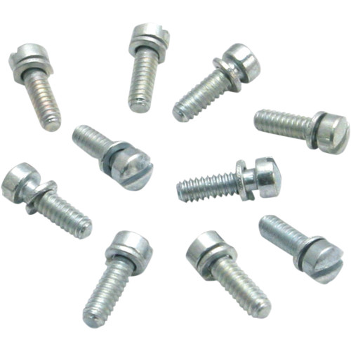 S&S Cycle Float Bowl Slotted Screws - Super B/E/G - 10 Pack 50-0063