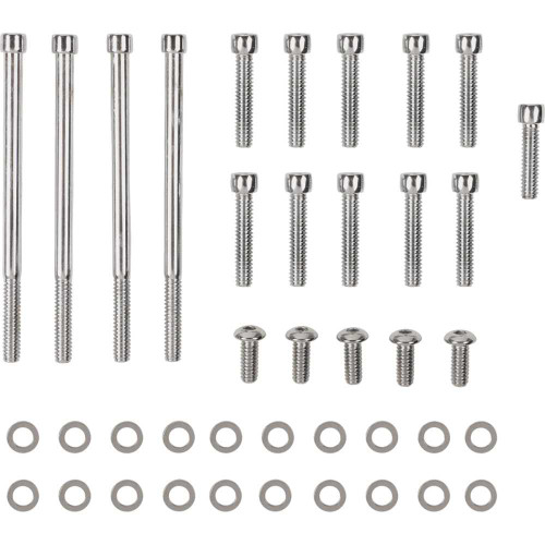 COLONY 247020P Colony Screw Kit - Primary Cover - Chrome 2470-20-P