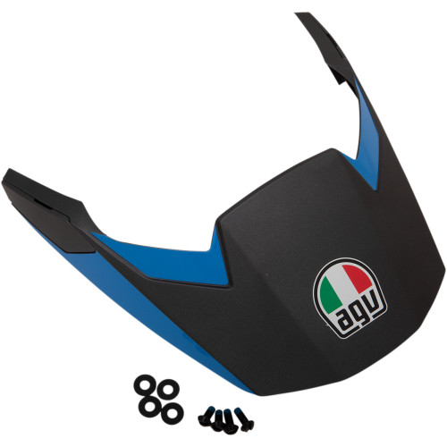 Agv Ax9 Peak - Matte Black/Cyan 21Kit76337006 N