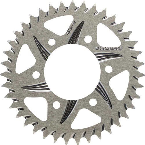 VORTEX 452A39 Vortex Aluminum Sprocket - Silver - Rear - 39 Tooth 452A-39