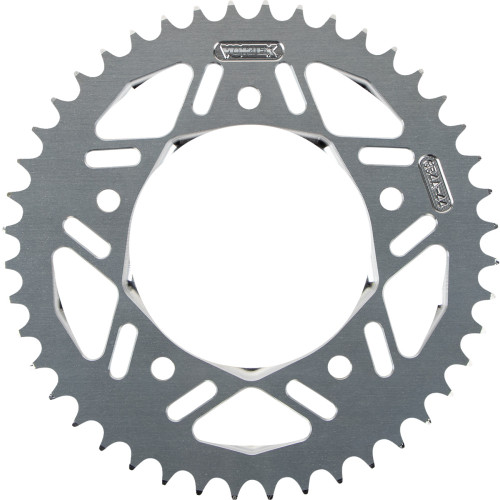 Vortex Aluminum Sprocket - Silver - Rear - 44 Tooth 654A-44