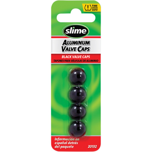 Slime Valve Stem Caps - Black - 4 Pack 21032
