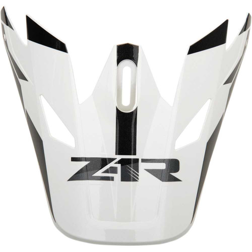 Z1R 0132-1088 Z1R Rise Visor Kit - White/Black