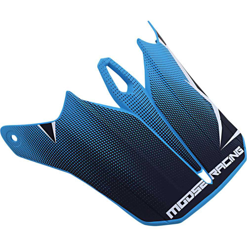 MOOSE RACING 01321414 Moose Racing F.I.Visor Kit - Agroid - Navy/Light Blue 0132-1414