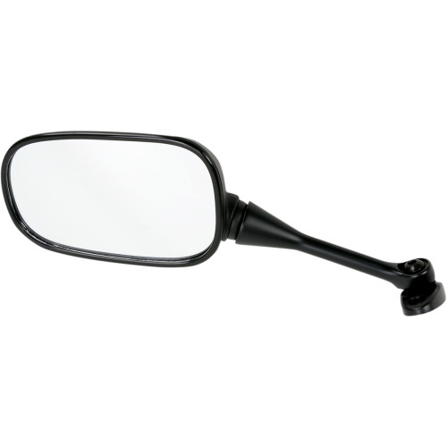 Emgo Mirror - Side View - Rectangle - Black - Left 20-35222