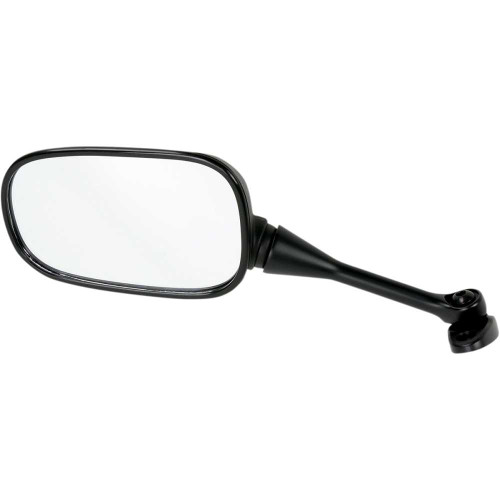 EMGO 2035222 Emgo Mirror - Side View - Rectangle - Black - Left 20-35222