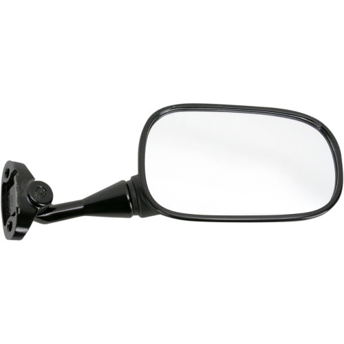 Mirror - Side View - Oval - Black - Right 20-87031