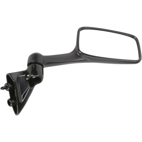 Emgo Mirror - Side View - Rectangle - Black - Right 20-43081