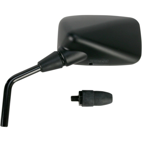 Emgo Mirror - Side View - Rectangle - Black - Left 20-43022