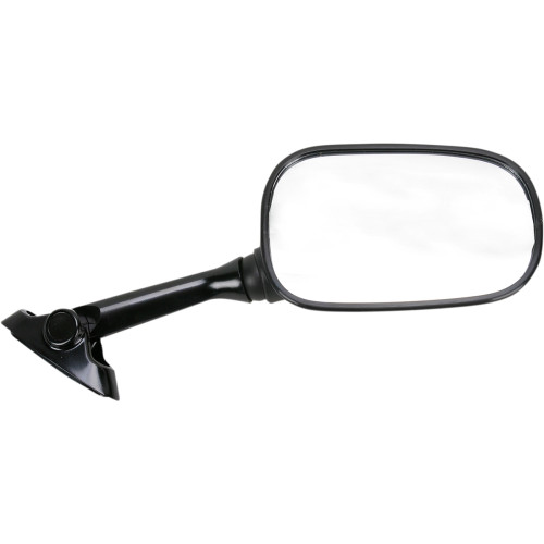 Mirror - Side View - Oval - Black - Right 20-69721