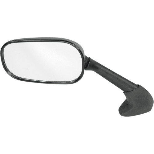 Emgo Mirror - Side View - Rectangle - Black - Left 20-80532