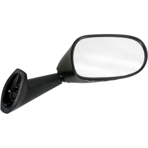 EMGO 2086891 Mirror - Side View - Oval - Black - Right 20-86891
