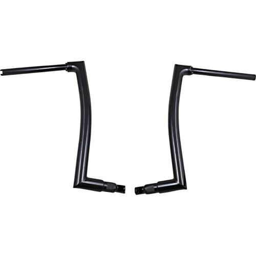 FAT BAGGERS INC. 606016B Fat Baggers Inc. Handlebar - Flat Top - 16" - Black 606016-B