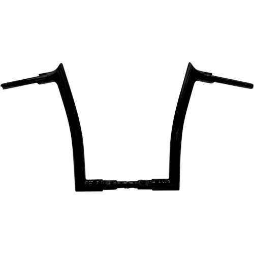 FAT BAGGERS INC. 808014B Fat Baggers Inc. 1-1/2" Ez Install Pointed Top Handlebar - 14" - Black 808014-B