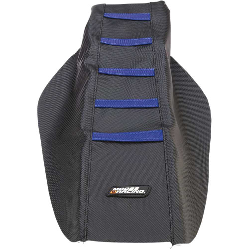 MOOSE RACING YZF25014332RT Moose Racing Ribbed Seat Cover - Black Cover/Blue Ribs - Yamaha Yzf25014-332Rt