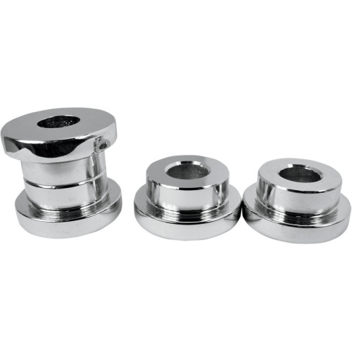 La Choppers Riser Bushings - Solid - Chrome La-7400-50