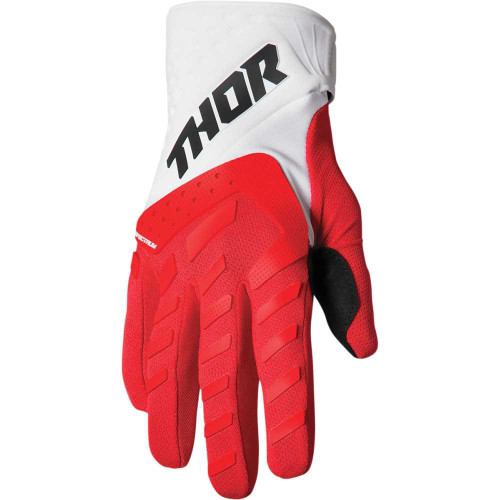 THOR 3330-6838 Thor Spectrum Gloves - Red/White - Small
